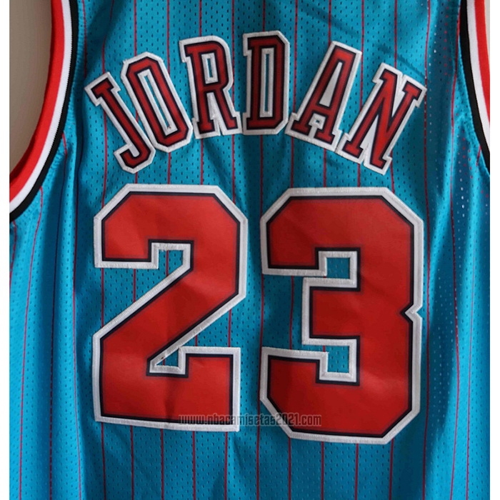 Camiseta Chicago Bulls Michael Jordan #23 Mitchell & Ness 1995-96 Azul